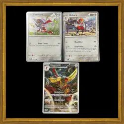 Kingambit 130 Sv: Scarlet & Violet Promo Cards set of 3 holo - Image 1