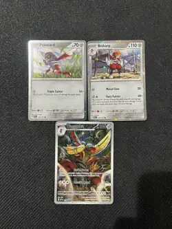 Kingambit 130 Sv: Scarlet & Violet Promo Cards set of 3 holo - Image 2