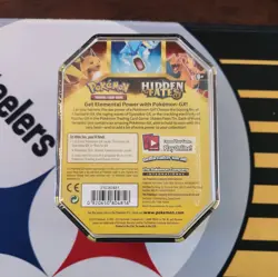 Pokemon TCG Hidden Fates Charizard GX Tin Trading Card Game Set New Sealed Unit! - Image 2