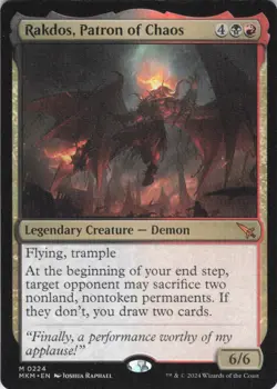 MTG Rakdos, Patron of Chaos (224) | NM | Murders at Karlov Manor {MKM} - Image 1