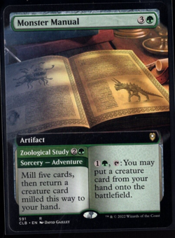 Monster Manual 591 Extended Art Rare Non Foil Baldur's Gate Magic TCG NM - Image 1