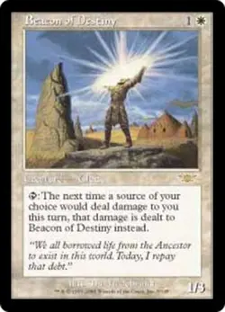 MTG Magic the Gathering Rare Beacon of Destiny Legions NM - Image 1