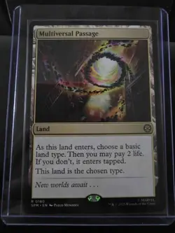 MTG - Multiversal Passage - Rare Regular #180 - Spider-Man NM - Image 1