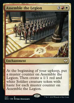 x1 Assemble the Legion R MTG Commander Streets of New Capenna M/NM, English - Image 1