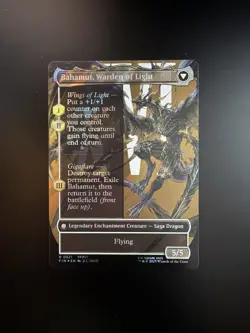 MTG Final Fantasy English Dion, Bahamut's Dominant Borderless 0521 Surge Foil - Image 2