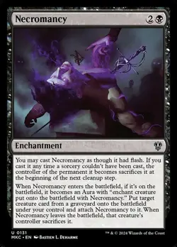 Necromancy Commander: Murders at Karlov Manor NM MTG Non-Foil - Image 1