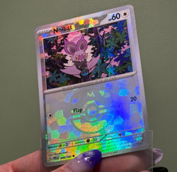 Noibat 090/131 PRE Master Ball Holo Pokemon Prismatic Evolution Near Mint NM - Image 1