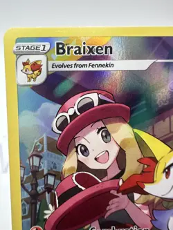 Braixen TG01/TG30 Silver Tempest Trainer Gallery Pokemon TCG Full Art LP - Image 5