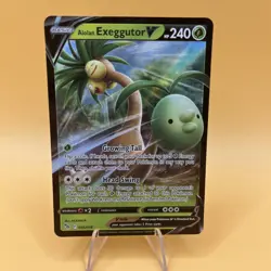 Pokemon Alolan Exeggutor V Pokemon Go 005/078 Holo Ultra Rare NM - Image 1