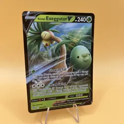 Pokemon Alolan Exeggutor V Pokemon Go 005/078 Holo Ultra Rare NM - Image 2