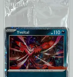 New Sealed Yveltal 088/132 Reverse Holo Mega Evolution Pokemon GameStop Promo - Image 2