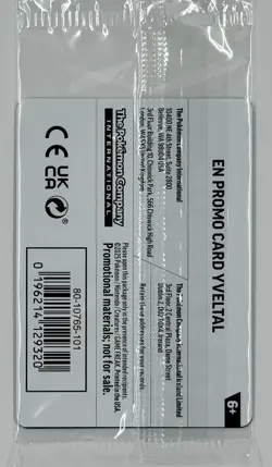 New Sealed Yveltal 088/132 Reverse Holo Mega Evolution Pokemon GameStop Promo - Image 4