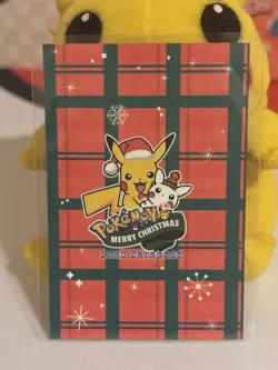 Poncho Pikachu Shiny Rayquaza Cracked Ice Holo Pokemon Database Christmas NM - Image 2