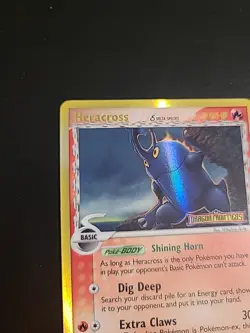 Heracross 3/101 Dragon Frontiers Delta Species Reverse Holo Pokemon NM - Image 3