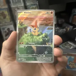 Pokemon Victini SVP 208 Promo Illustration Rare NM/Mint English Edition - Image 2