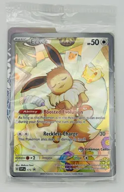 Pokemon Center Exclusive Eevee #173 Stamped Promo Prismatic Evolutions SEALED ✨✨ - Image 1