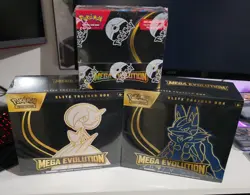 Pokemon TCG: Mega Evolution Factory Sealed Enhanced Booster Box and ETB set - Image 1
