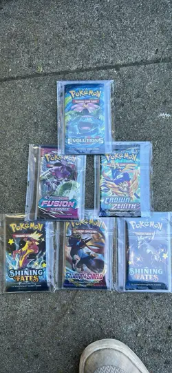 Loose Pokemon Packs 6x (XY, sword shield) - Image 1