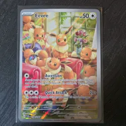 2024 Pokemon Eevee 188/167 SV Twilight Masquerade Illustration Rare Holo - Image 2