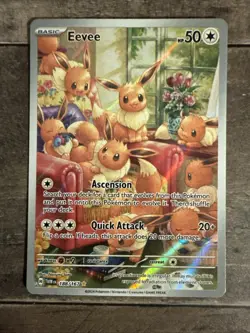 Eevee Illustration Rare Twilight Masquerade 188/167 Pokemon English - Image 1