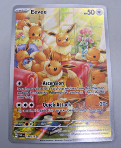 Pokemon Eevee 188/167 SV Twilight Masquerade Illustration Rare Holo Pack Fresh - Image 1