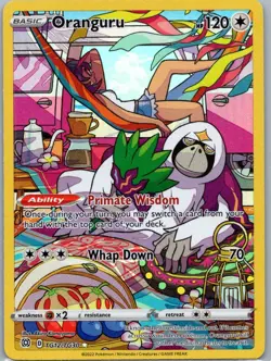 Pokemon TCG Oranguru TG12/30 Brilliant Stars Trainer Gallery Holo NM - Image 1