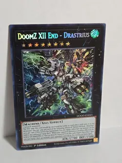 Yugioh DoomZ XII End - Drastrius DOOD-EN045 Secret Rare 1st Ed Near Mint - Image 1