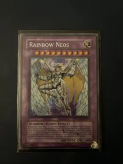 Rainbow Neos PTDN-EN044 Holo Secret Rare NM Unlimited Yugioh - Image 1