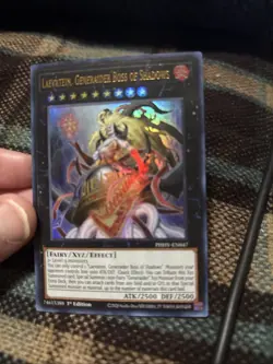 Yugioh Laevatein, Generaider Boss of Shadows PHHY-EN047 Ultra Rare 1st Ed NM - Image 2