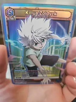 Killua Zoldyck (043) - UEX04BT: HUNTER X HUNTER Vol.2 (UEX04BT) PACK FRESH Card - Image 2