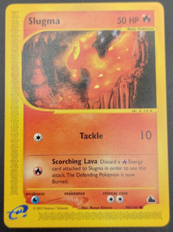 Pokemon Card Slugma 98/144 common 2003 Skyridge LP - Image 1