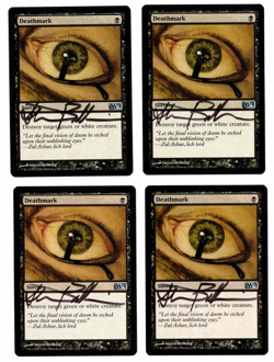 4 x Deathmark Core Set 2012 (M12) Signed by artist Steven Belledin! - Image 1