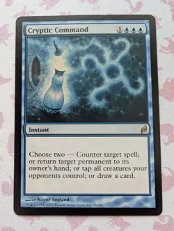 1 x MTG Cryptic Command Lorwyn Magic the Gathering - LP - Image 1