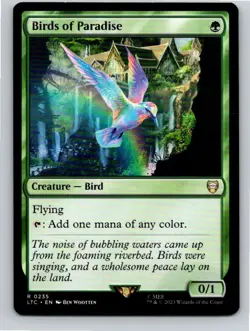 Magic the Gathering Birds of Paradise The Lord of the Rings Commander MTG - Image 1