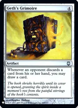 X 1 Geth's Grimoire NM-M The List 123 MTG Magic The Gathering - Image 1