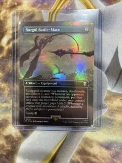 [1x] Nazgul Battle-Mace - Foil - Borderless Near Mint, English The Lord of the R - Image 1