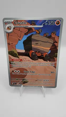 Pokemon TCG Black Bolt Illustration Rare Crustle 130 M/NM Pack Fresh - Image 1