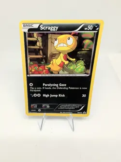 Pokemon TCG Scraggy BW Black Star Promos BW25 Holo Promo - Image 1