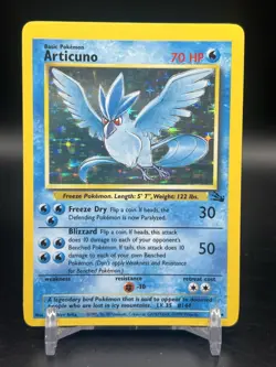 Articuno 2/62 Holo Rare Fossil Pokemon WOTC English NM- (OC) - Image 1