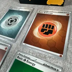 Reverse Holo Shrouded Fable Energy Set of 4 fighting metal grass Pokemon - Image 3