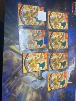 Vintage (1999) Topps Pokemon TV Animation All CHaRIzARDSeries LOT of 7 Charizard - Image 1