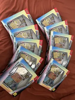 Lot of 10x Pokemon TCG Scarlet & Violet - Prismatic Evolutions Poster Collection - Image 1
