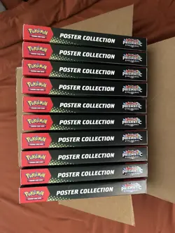 Lot of 10x Pokemon TCG Scarlet & Violet - Prismatic Evolutions Poster Collection - Image 5