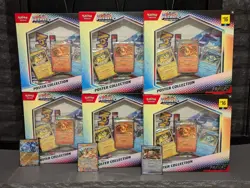 Pokemon TCG Prismatic Evolutions Poster Collection Box Lot of 6 Boxes + (Extras) - Image 1