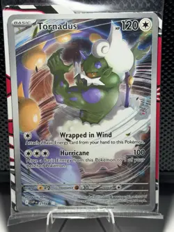 Pokemon White Flare Promo TCG #210 Tornadus Full Art Holo - Image 1