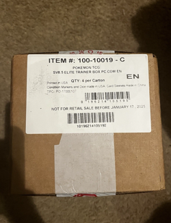 Prismatic Evolutions Pokemon Center ETB - Case of 4 SEALED Elite Trainer Box - Image 1