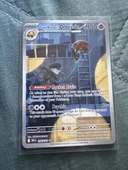 Pokemon TCG Holo Team Rockets Orbeetle IR Destined Rivals NM - Image 1