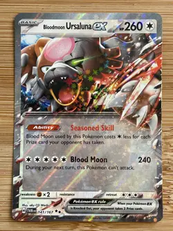 Bloodmoon Ursaluna ex 141/167 Twilight Masquerade Pokemon TCG - Image 1