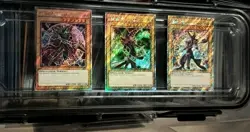 3X Dark Magician Alternative Arts Platinum Rare Playset YU-GI-OH! Lot - Image 1