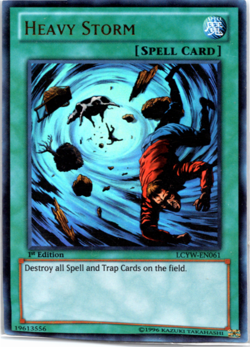 Heavy Storm - LCYW-EN061 - Ultra Rare - 1st Edition - Yugioh - Image 1